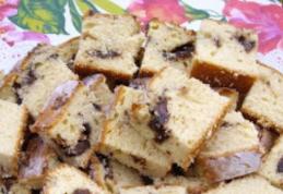 Prăjitură fragedă cu nutella și nucă