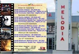 Vezi ce filme vor rula la Cinema „MELODIA” Dorohoi, în săptămâna 1 - 7 noiembrie – FOTO