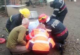 Intervenție dificilă pentru pompierii botoșăneni. Femeie căzută într-o fântâna adâncă de 17 metri! - FOTO