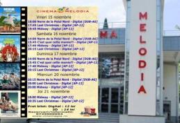 Vezi ce filme vor rula la Cinema „MELODIA” Dorohoi, în săptămâna 15 - 21 noiembrie – FOTO