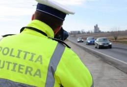 Vitezoman sancționat de polițiștii din Dorohoi. Acesta a fost prins cu 105 km/h în localitate