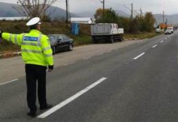 Polițiști și jandarmi într-o acțiune de amploare pe drumul Dorohoi-Botoșani