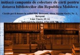 OT PDL Botoșani: Campanie de colectare de cărţi la nivel naţional, pentru dotarea bibliotecilor din Republica Moldova