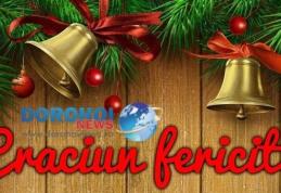Dorohoi News vă urează CRĂCIUN FERICIT și sărbători frumoase, alături de cei dragi!