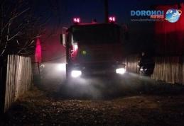 Incendiu la Brăești! Intervenție a pompierilor dorohoieni în prima zi de Crăciun