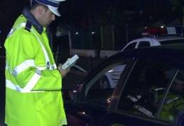 Mulțime de șoferi prinși băuți la volan. Unul dintre ei avea 1,04 alcoolemie