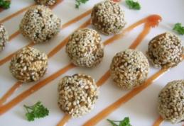 Crochete din ciuperci cu susan