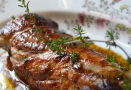 File de porc cu usturoi și ghimbir