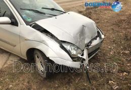 Accident la Carasa provocat de un tânăr din Dorohoi. Un bărbat a ajuns la spital - FOTO
