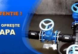 Atenție! Mâine se oprește apa pe o stradă din Dorohoi!