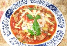 Spaghete cu legume - de post   