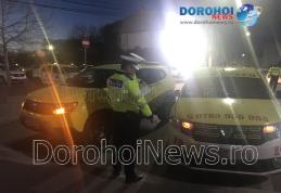 Accident! Două taxiuri s-au ciocnit în centrul municipiului Dorohoi - FOTO