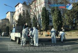 Primăria Dorohoi informează că a început acțiunea de dezinfectare a tuturor scărilor de bloc - FOTO