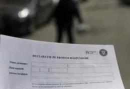 Trebuie să completăm declarația pe propria răspundere chiar dacă mergem doar până la chioșcul de lângă bloc