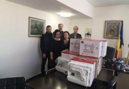 Mașini de cusut donate Direcției de Protecție a Copilului Botoșani