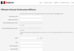 ANAF facilitează plata online a amenzilor aplicate pentru încălcările Ordonanțelor Militare
