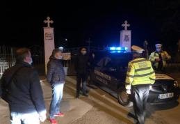 Cimitirele au fost păzite de forțele MAI în noaptea Învierii. Prefectul a făcut verificări în teren