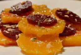 Salată de sfeclă roșie și portocale