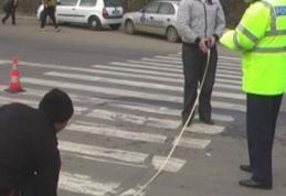 Accident la Dorohoi: Femeie spulberată pe trecerea de pietoni, de un şofer beat, care a fugit de la locul faptei