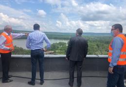 Ministrul Mediului în verificări la Barajul de la Stânca - FOTO