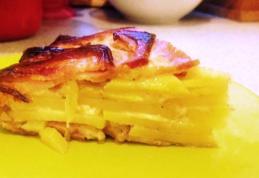 Tartă de cartofi cu brânză