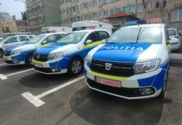 Polițiștii din Botoșani au primit 11 autospeciale noi
