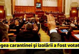 Legea carantinei şi izolării a fost adoptată de Parlament. Cele mai importante modificări decise de aleși