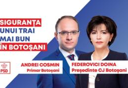 PSD Botoșani depune astăzi dosarele de candidatură pentru Consiliul Județean și Primăria Municipiului Botoșani