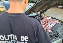 BMW blindat cu ţigări de contrabandă depistat în trafic - FOTO