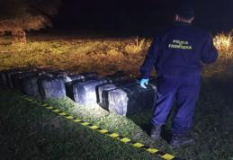 Ţigări de contrabandă de peste 252.000 lei, reţinute cu focuri de armă la frontiera de est - FOTO