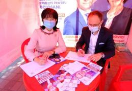 100.000 de cetățeni au semnat pentru proiectele de dezvoltare ale municipiului și județului Botoșani inițiate de Doina Federovici și Cosmin Andrei - F