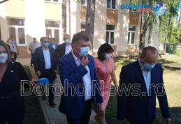 Președintele PSD, Marcel Ciolacu, a vizitat școala și grădinița din Șendriceni - FOTO