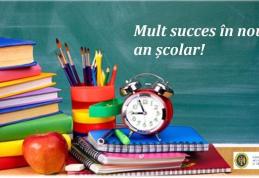 Mesajul Primarului Municipiului Dorohoi cu ocazia începerii noului an școlar