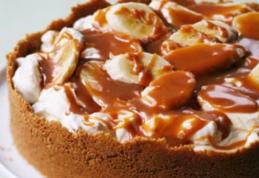 Tartă cu banane și caramel