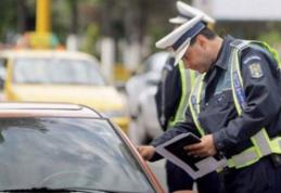 Razie pe străzile județului! Polițiștii au reținut 6 permise și au dat peste 80 de amenzi