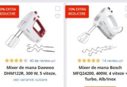 Un mixer de mână trebuie să fie nelipsit din bucătăria unui pasionat de gătit