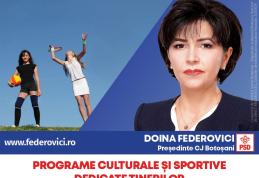 Doina Federovici: La Consiliul Județean voi repune Botoșaniul pe harta turistică a României prin valorificarea turismului cultural, ecumenic și al tra