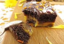 Prăjitură cu dovleac și ciocolată