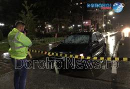 Accident în Dorohoi! Bărbat lovit de o mașină în apropierea unei treceri de pietoni - FOTO