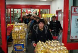 Asediu aseară la Kaufland - reduceri incredibile