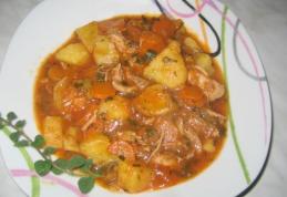 Tocăniță cu piept de curcan