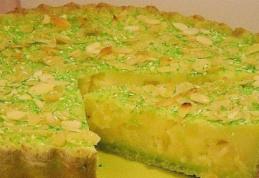 Tartă cu cremă de vanilie și ananas