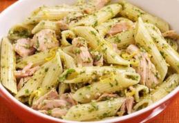 Paste cu sos de smântână și ton