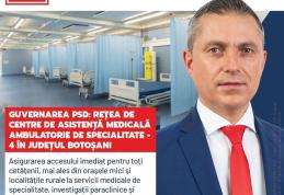 Costel Lupașcu: „Guvernarea PSD va realiza o rețea națională de centre de asistență medicală ambulatorie de specialitate, inclusiv în județul Botoșani