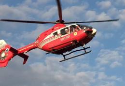 Bărbat din Darabani preluat de urgență de un elicopter SMURD
