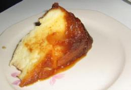 Budincă de griș cu mere