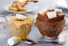 Prăjitură la cană cu banane