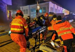 Incendiu puternic izbucnit într-un apartament din municipiul Botoșani - FOTO