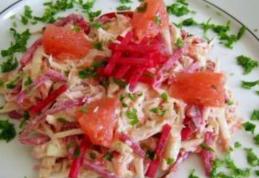 Salată din piept de pui cu grapefruit
