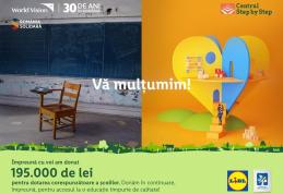 Lidl contribuie împreună cu clienții săi la modernizarea școlilor din România printr-o donație de 195.000